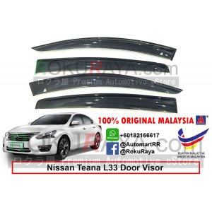 Nissan Teana L33 (3rd Gen) 2013 AG Door Visor Air Press Wind Deflector (Big 12cm Width)